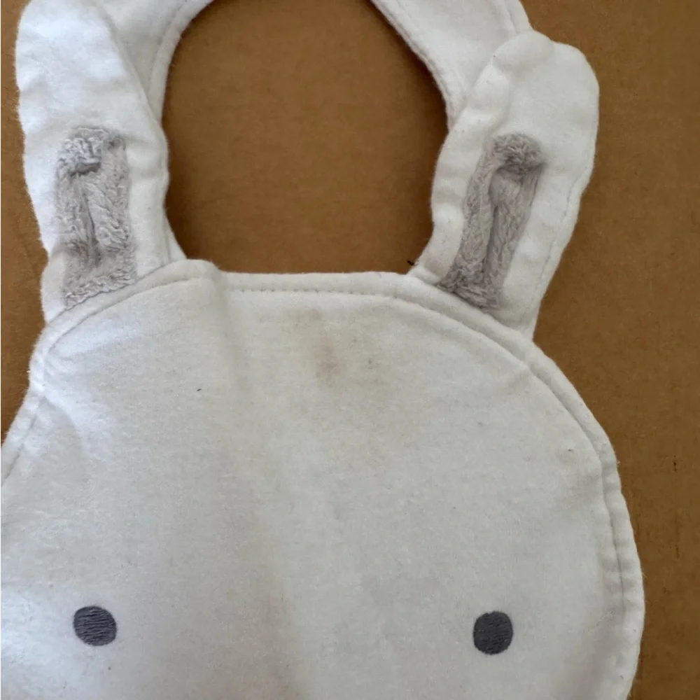 Carters Easter Bunny Bundle Zip Footed Pajama and Bunny Bib